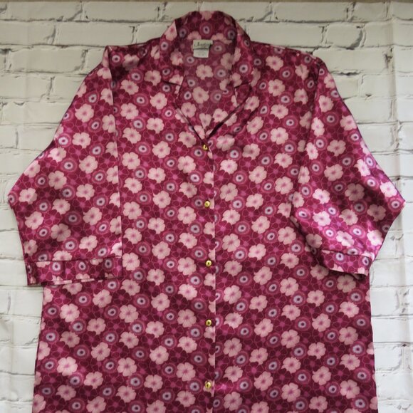 Jessica Lingerie Button Up Night Shirt ¾ Length - Picture 5 of 7